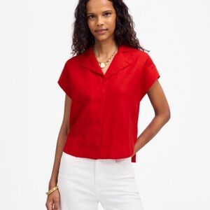 Madewell Resort Collar Shirt, 100% Linen